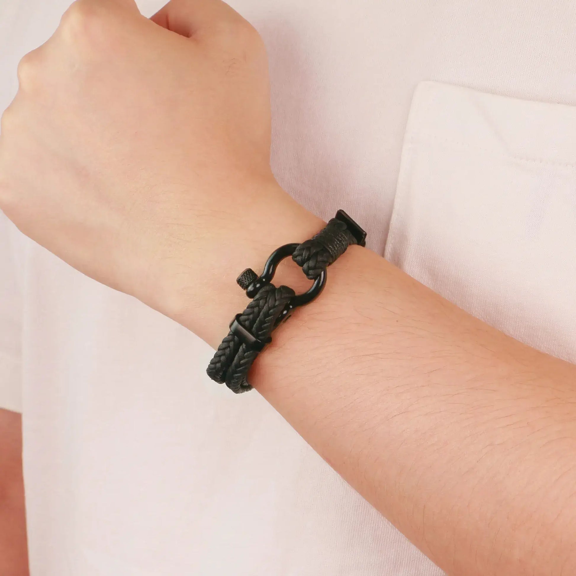 Braver Stronger Birthday Bracelet worn on a wrist