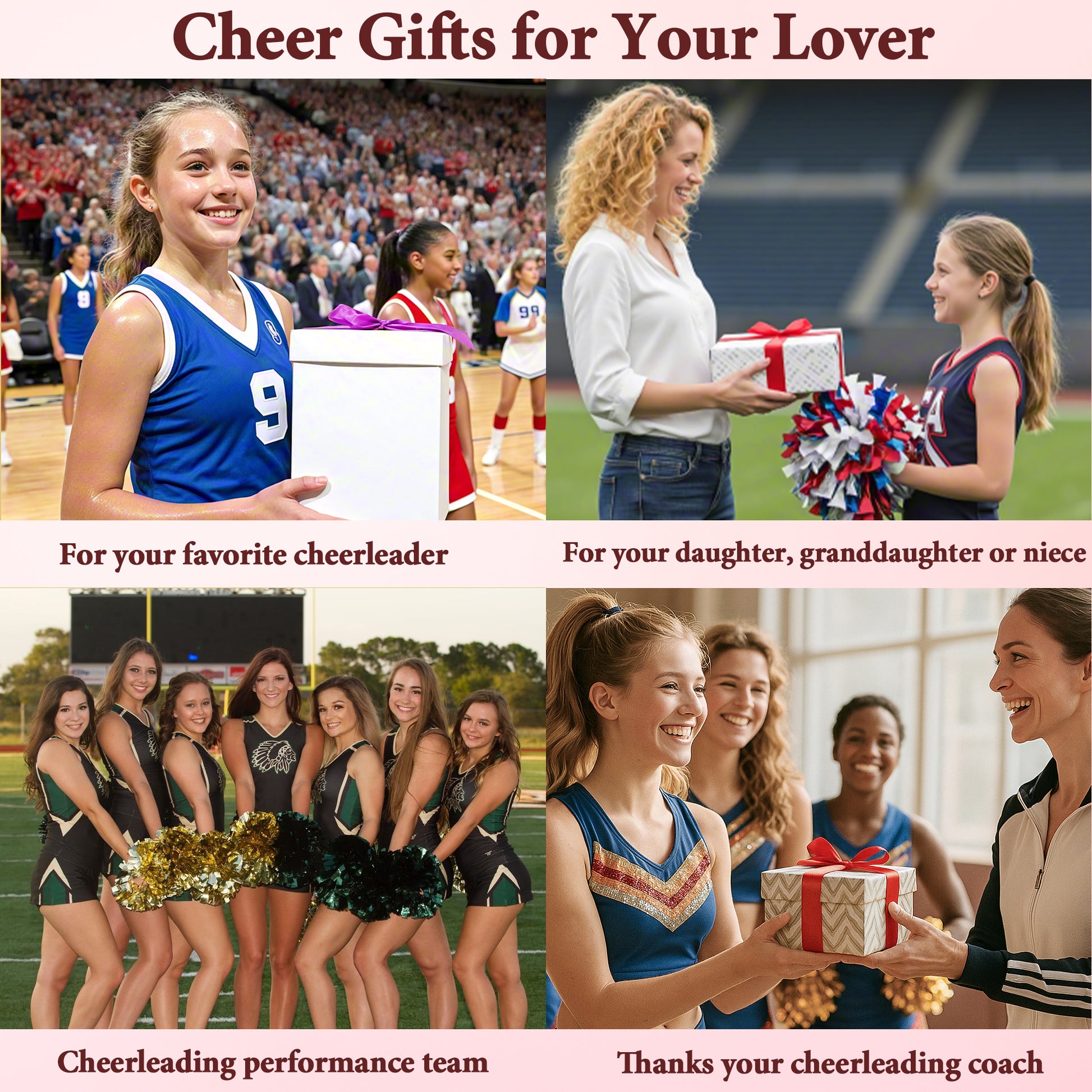 Dance Cheerleader Necklace