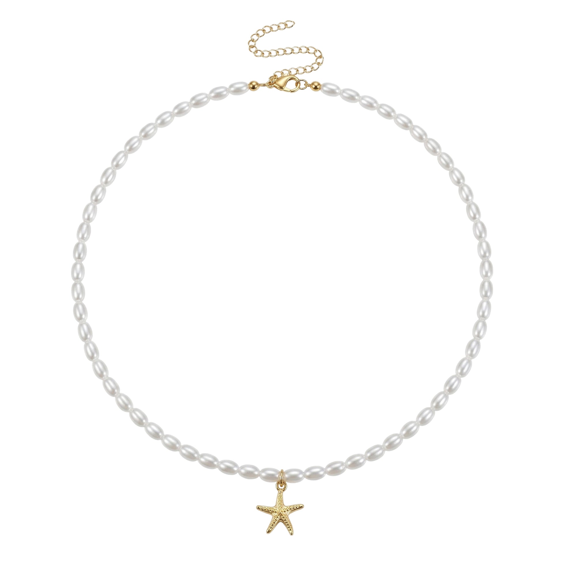 Starfish Pearl Necklace