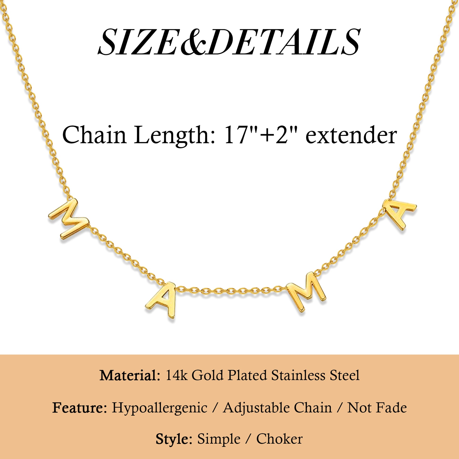 Golden Mother Necklace