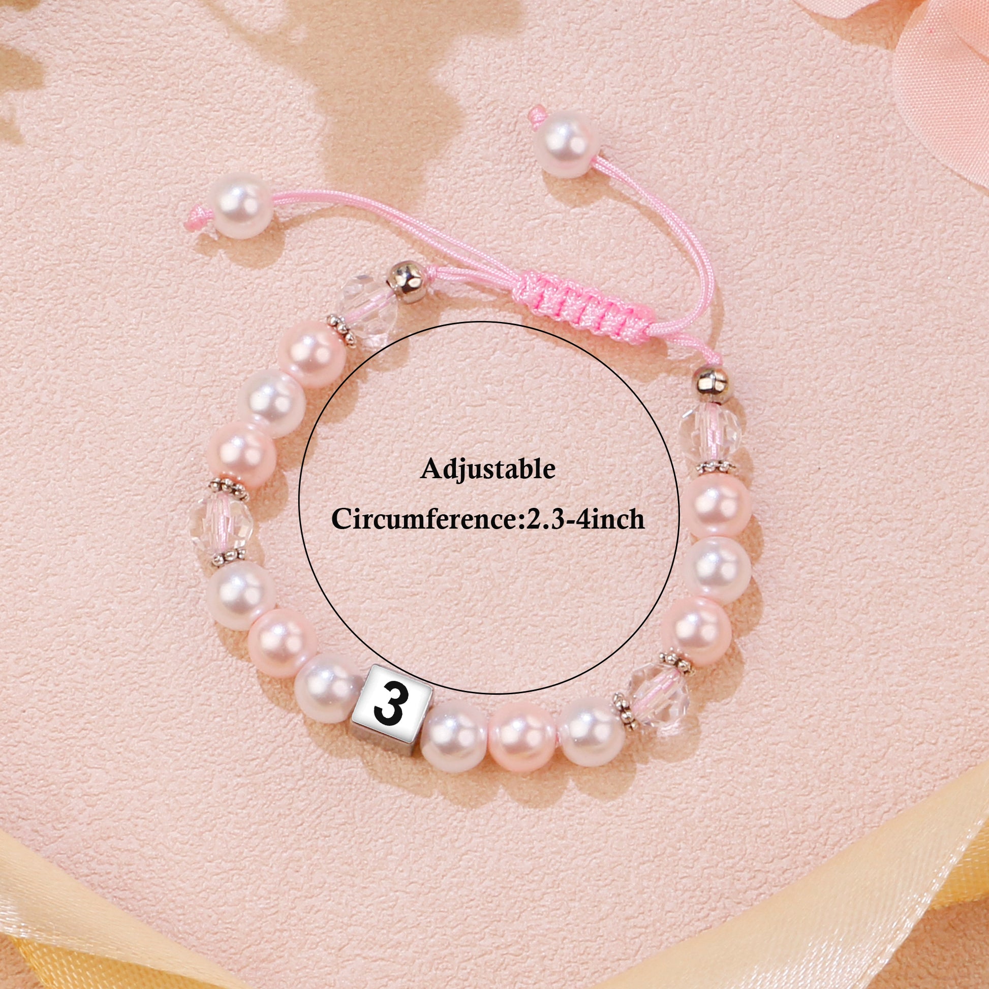 Happy 3rd Birthday Bracelet