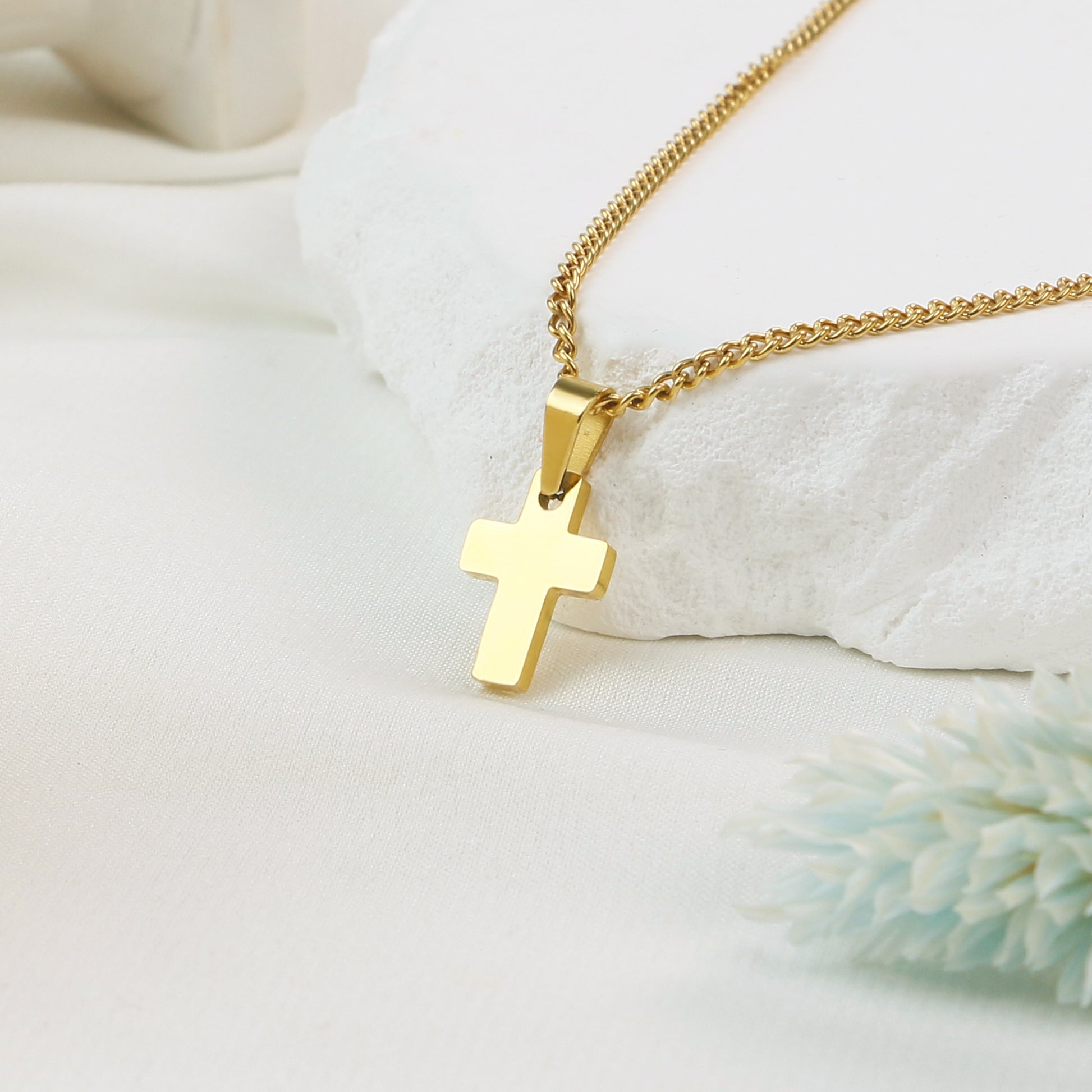 Gold Cross Necklace