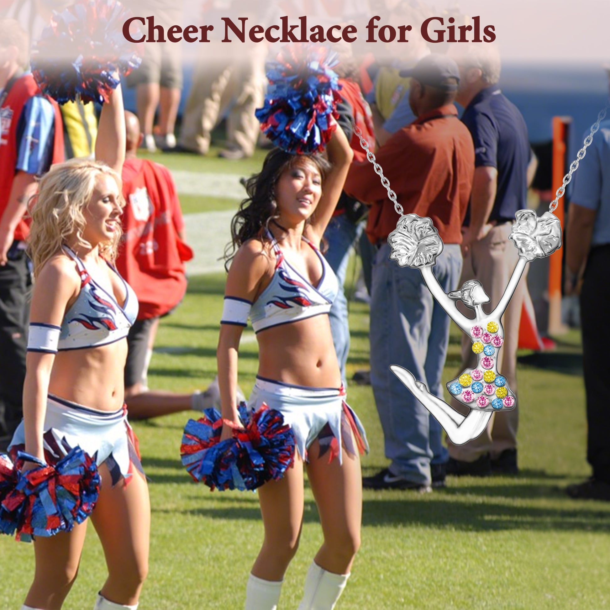 Dance Cheerleader Necklace