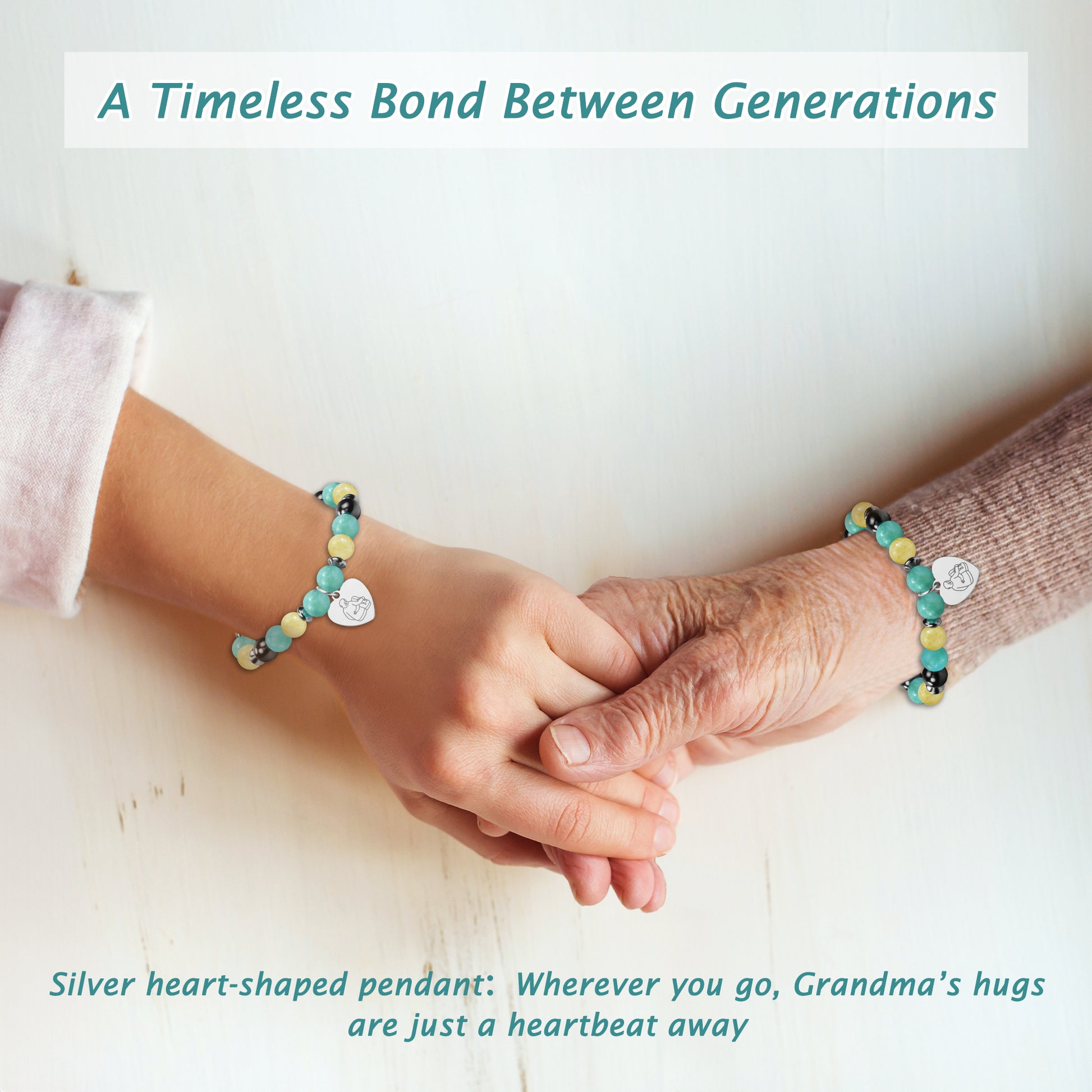 Handmade Grandma Granddaughter Bracelet