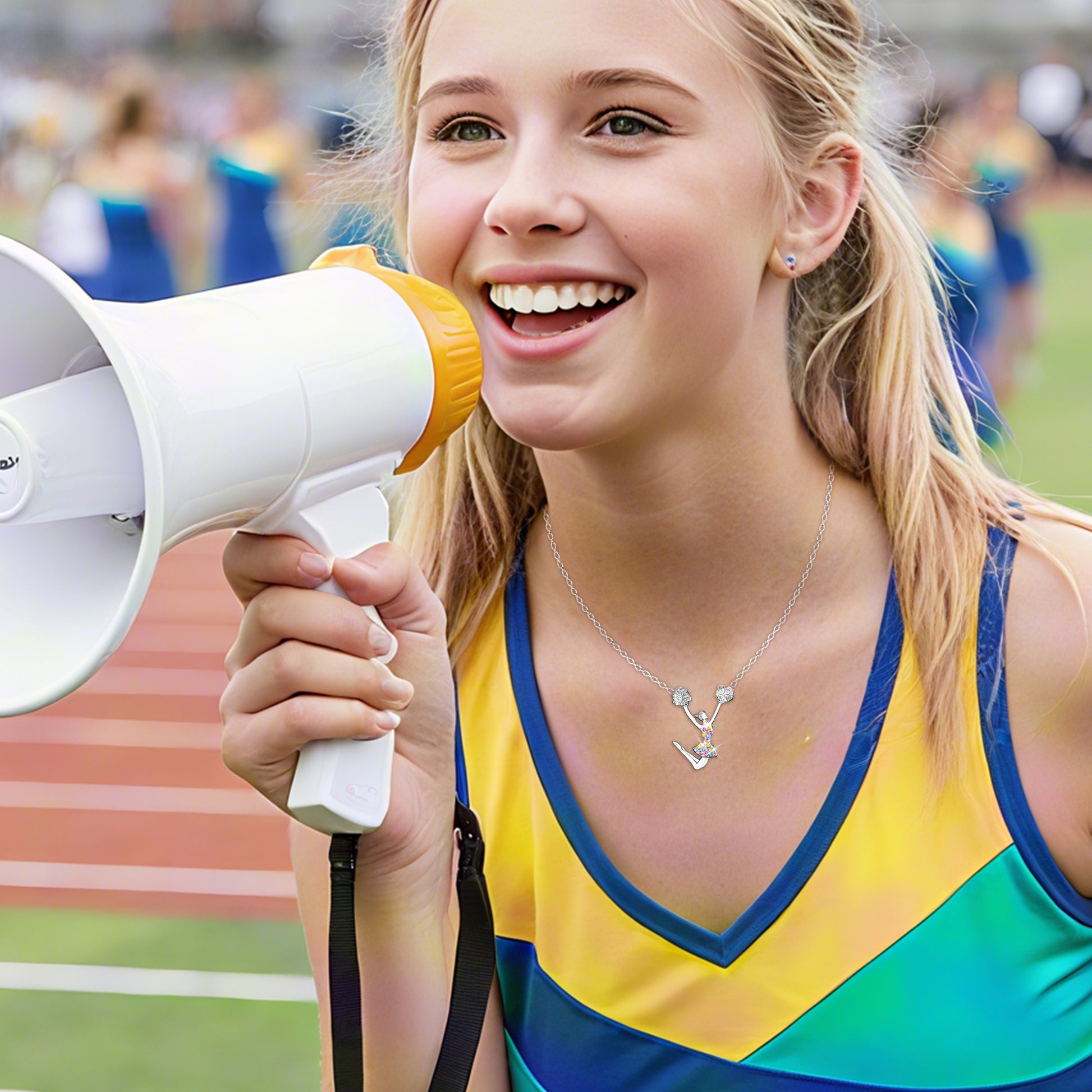 Dance Cheerleader Necklace