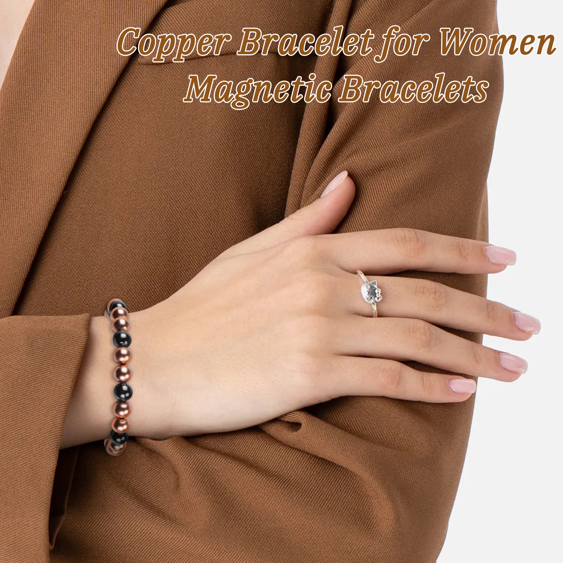 Magnetic Copper Women Bracelet