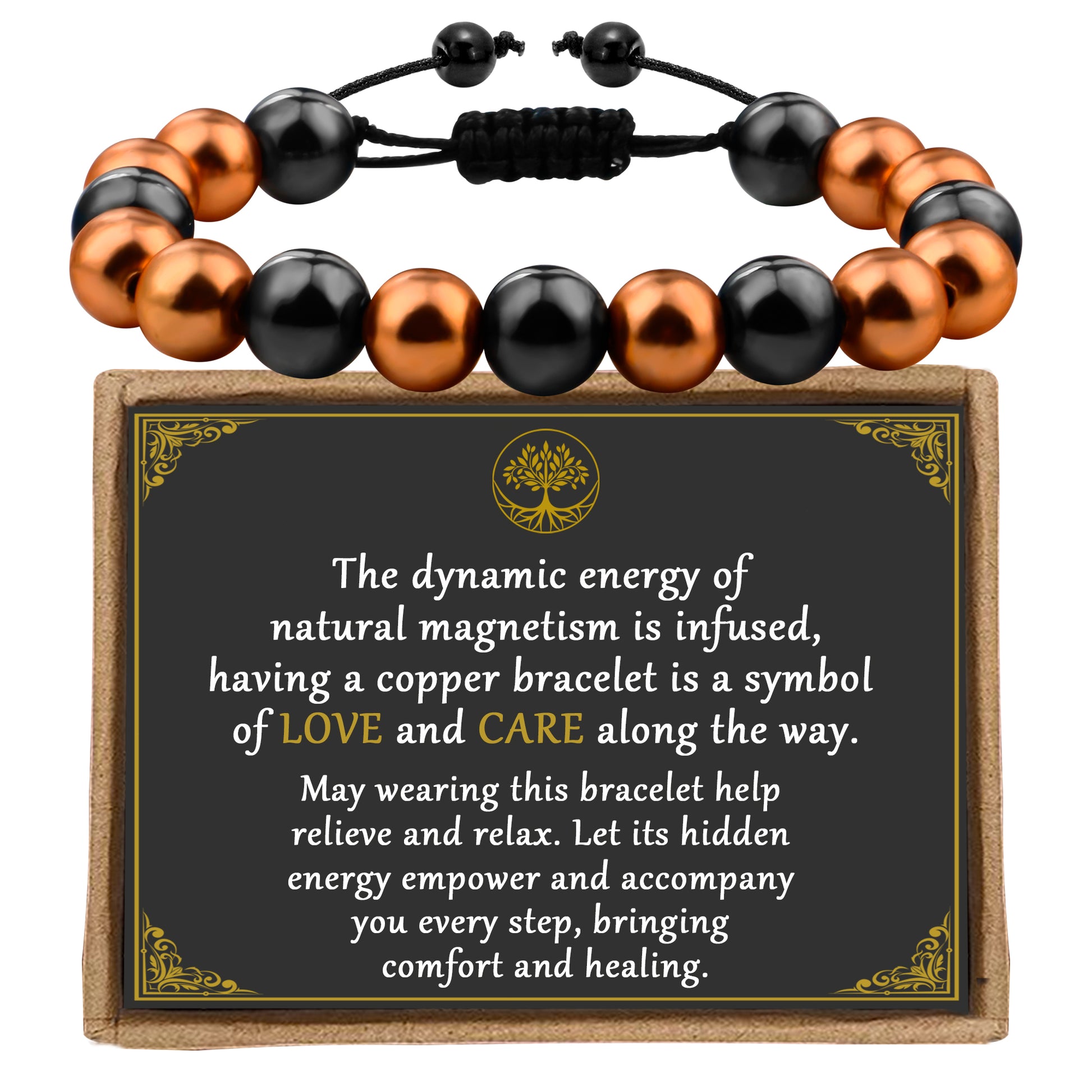 Magnetic Copper Men Bracelet