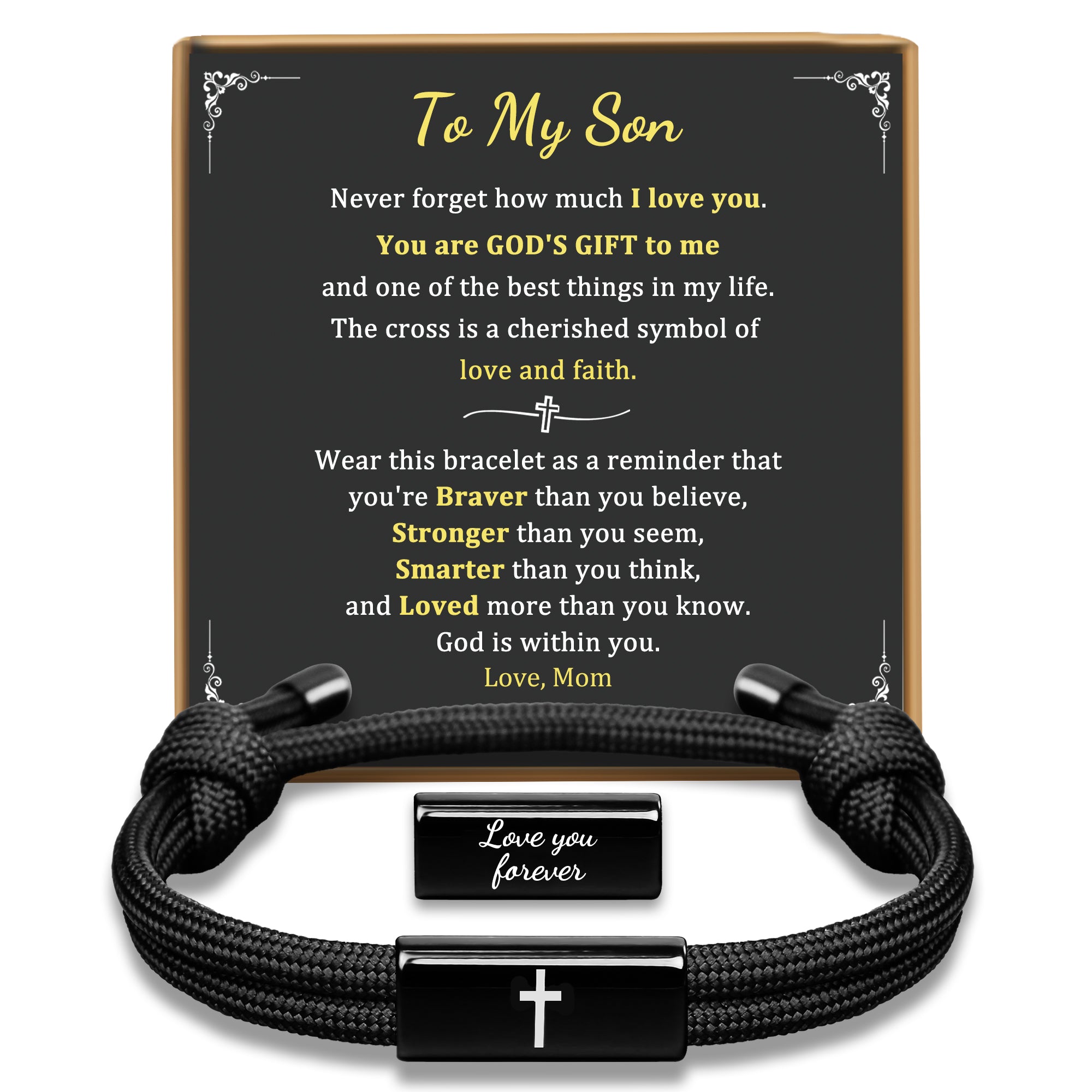 To My Son Bracelet