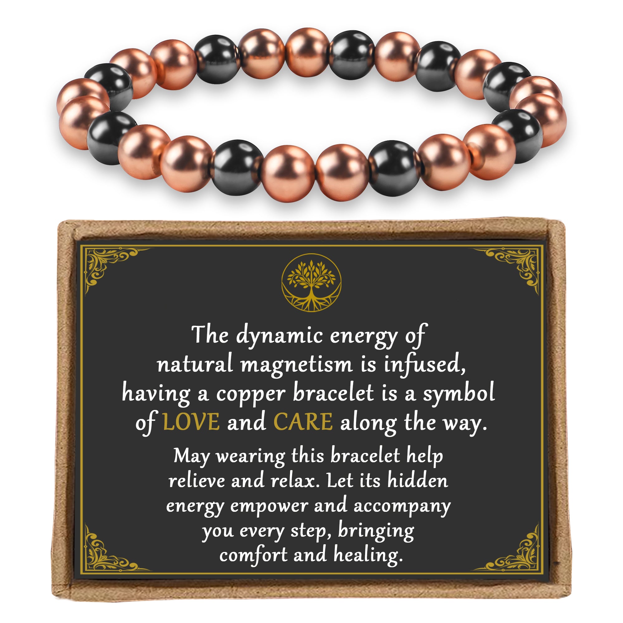 Magnetic Copper Women Bracelet