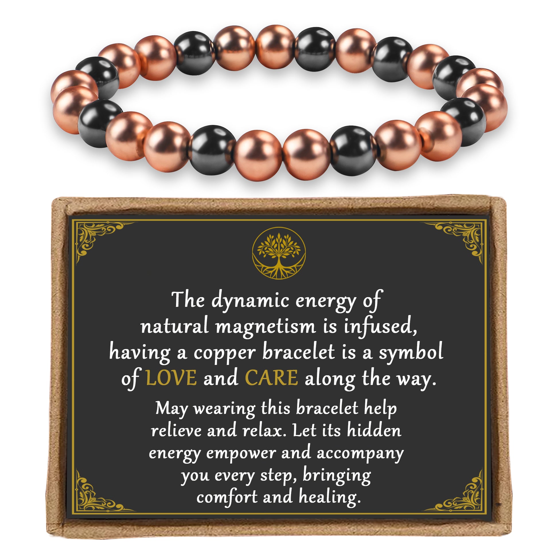 Magnetic Copper Women Bracelet