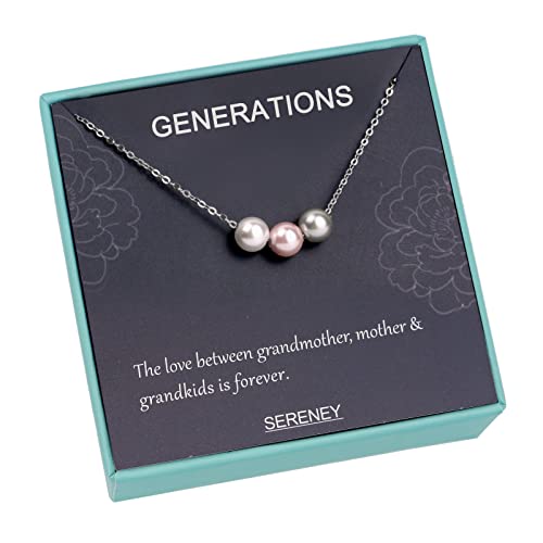 Sereney 10th Birthday Gifts for Girls S925 Sterling Silver Pink Pearl  Necklace as Gifts for 10 Year Old Girl, Adjustable Length 10 Birthday Ideas  for
