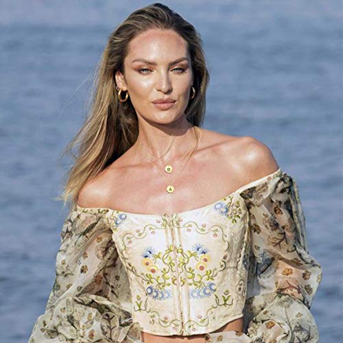 Collares con iniciales para mujer, collar con letras personalizadas y piedras de nacimiento, regalo personalizado para mamá con las iniciales de los niños, collar con alas de ángel para niñas como regalo de regreso a la escuela para amigos de Sereney