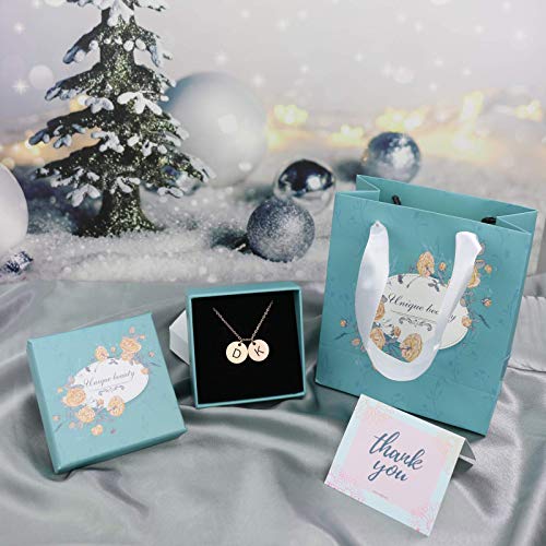 Collares con iniciales para mujer, collar con letras personalizadas y piedras de nacimiento, regalo personalizado para mamá con las iniciales de los niños, collar con alas de ángel para niñas como regalo de regreso a la escuela para amigos de Sereney