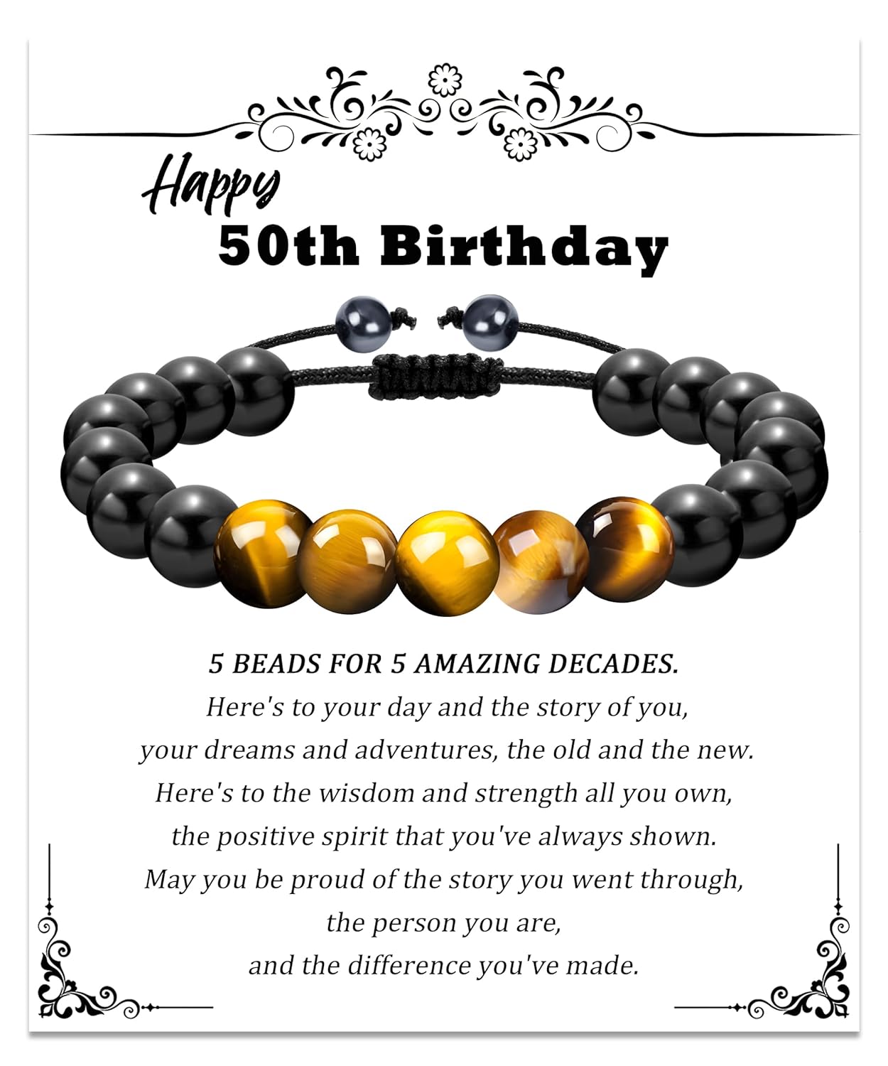 Sereney Happy 21st Birthday Gifts for Him,Adjustable Triple Protection Bracelet as 21 Year Old Birthday Gifts for Men Boys,21st Bday Jewelry Gifts for Boyfriend Husband Son Grandson