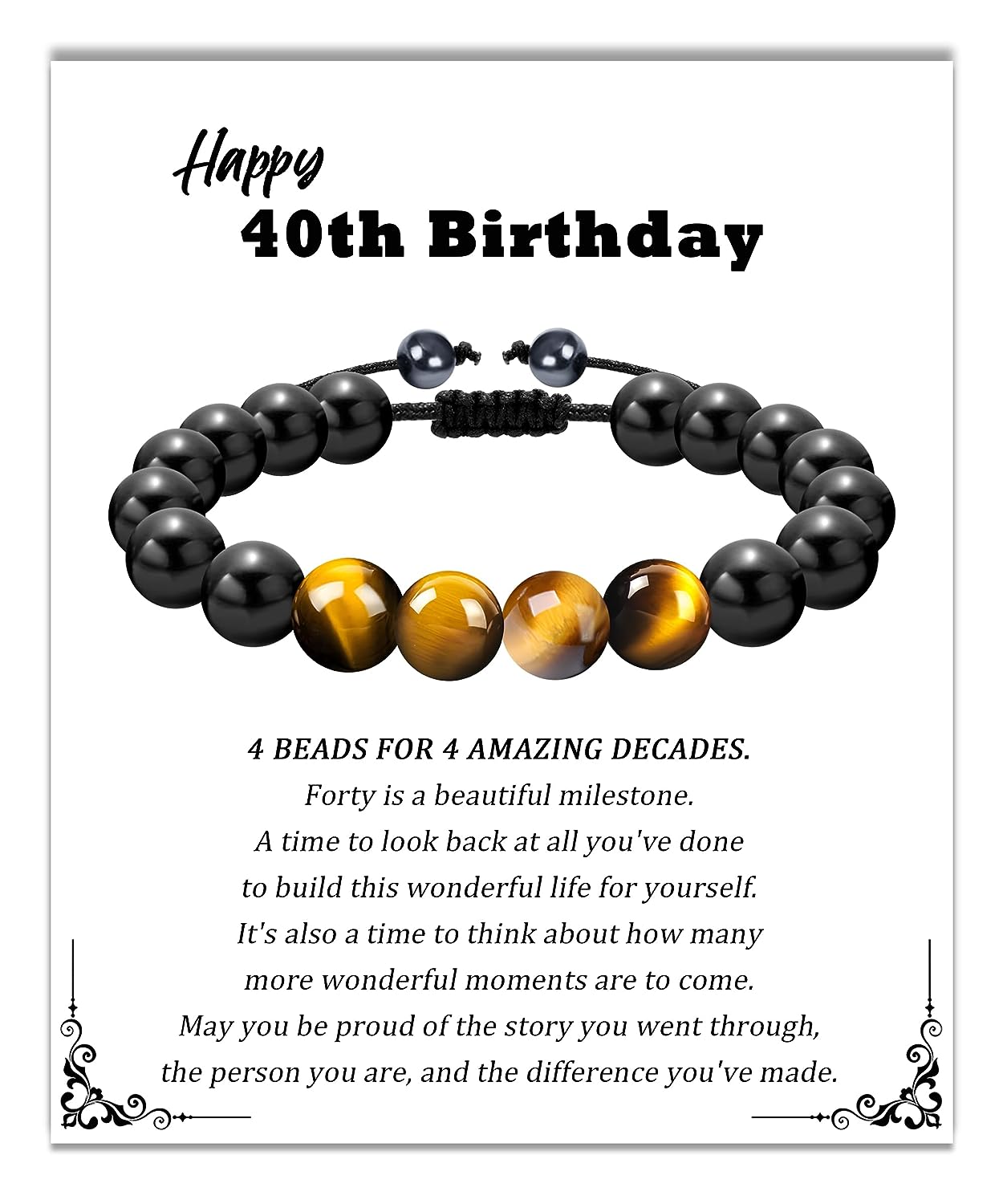 Sereney Happy 21st Birthday Gifts for Him,Adjustable Triple Protection Bracelet as 21 Year Old Birthday Gifts for Men Boys,21st Bday Jewelry Gifts for Boyfriend Husband Son Grandson