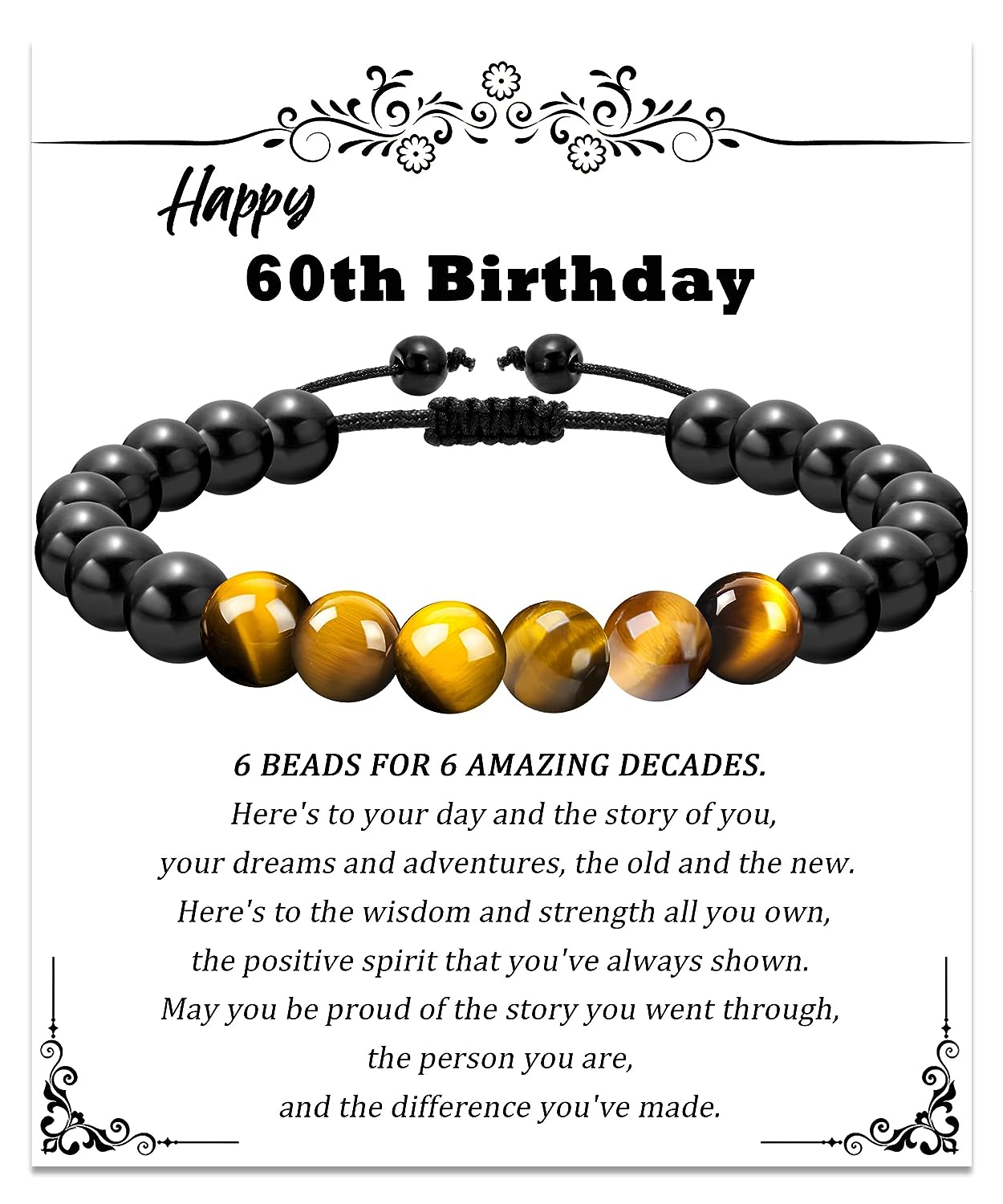 Sereney Happy 21st Birthday Gifts for Him,Adjustable Triple Protection Bracelet as 21 Year Old Birthday Gifts for Men Boys,21st Bday Jewelry Gifts for Boyfriend Husband Son Grandson